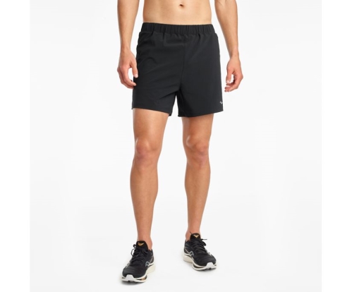Tenis Saucony Outpace 5" Short Hombre Pantalones cortos Ropa Negras México MX-146-IH